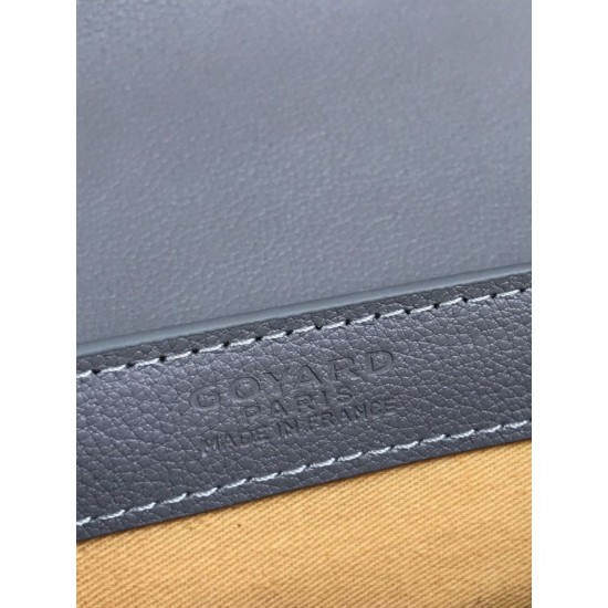 Replica Borsa a mano Goyard Goyardine Saigon PM grigia Imitazioni Replica Borsa a mano Goyard Goyardine Saigon PM grigia
