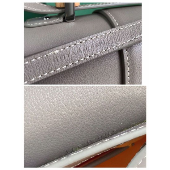 Replica Borsa a mano Goyard Goyardine Saigon PM grigia Imitazioni Replica Borsa a mano Goyard Goyardine Saigon PM grigia