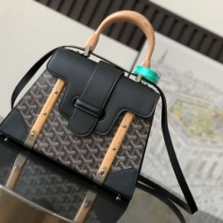 Replica Borse  Alta Qualità a mano strutturata Goyard Saigon PM Nero