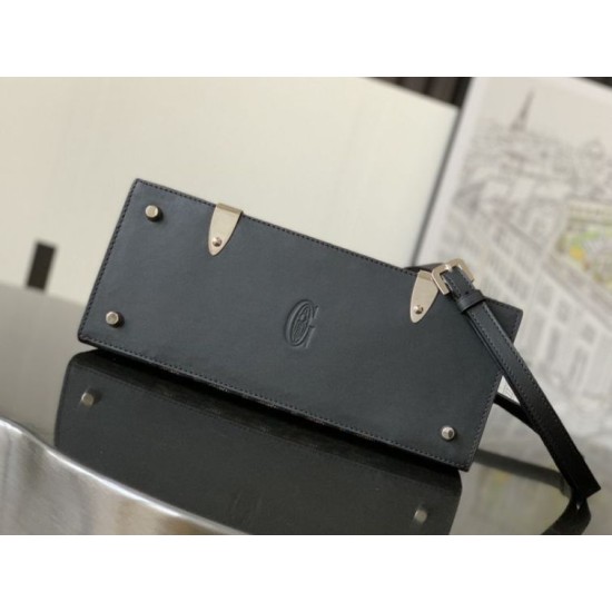Replica Borse Alta Qualità a mano strutturata Goyard Saigon PM Nero Imitazioni Replica Borse Alta Qualità a mano strutturata Goyard Saigon PM Nero