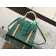 Replica Borsa a mano strutturata Goyard Saigon PM Verde Imitazioni Replica Borsa a mano strutturata Goyard Saigon PM Verde