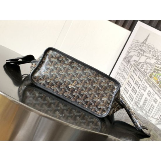 Replica Borse tote Goyard Anjou Saint Louis Mini tela goyardine/pelle di vitello nera Imitazioni Replica Borse tote Goyard Anjou Saint Louis Mini tela goyardine/pelle di vitello nera