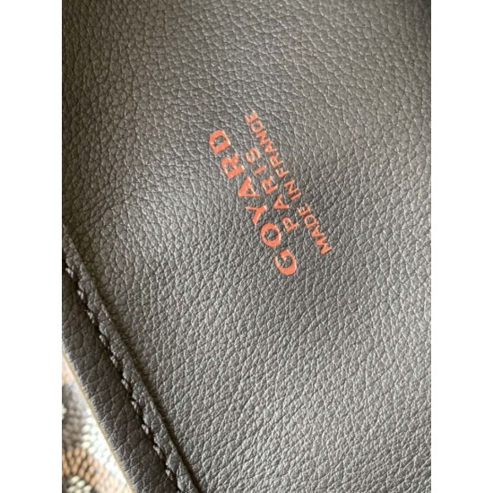 Replica Borse tote Goyard Anjou Saint Louis Mini tela goyardine/pelle di vitello nera Imitazioni Replica Borse tote Goyard Anjou Saint Louis Mini tela goyardine/pelle di vitello nera