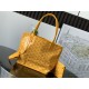 Replica Borse  tote Goyard Anjou Saint Louis Mini tela goyardine/pelle di vitello Giallo