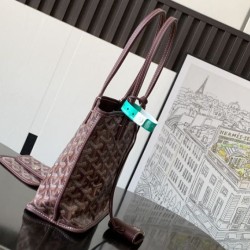 Replica Borsa tote Goyard Anjou Saint Louis Mini tela goyardine/pelle di vitello Borgogna Imitazioni Replica Borsa tote Goyard Anjou Saint Louis Mini tela goyardine/pelle di vitello Borgogna