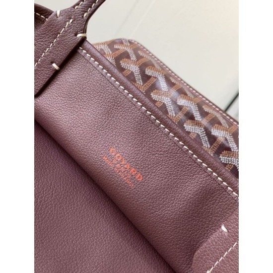 Replica Borsa tote Goyard Anjou Saint Louis Mini tela goyardine/pelle di vitello Borgogna Imitazioni Replica Borsa tote Goyard Anjou Saint Louis Mini tela goyardine/pelle di vitello Borgogna