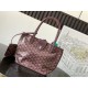 Replica Borsa tote Goyard Anjou Saint Louis Mini tela goyardine/pelle di vitello Borgogna Imitazioni Replica Borsa tote Goyard Anjou Saint Louis Mini tela goyardine/pelle di vitello Borgogna