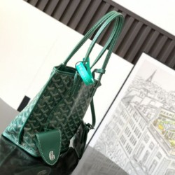 Replica Borsa 1:1 tote Goyard Anjou Saint Louis Mini tela goyardine/pelle di vitello Verde Imitazioni Replica Borsa 1:1 tote Goyard Anjou Saint Louis Mini tela goyardine/pelle di vitello Verde