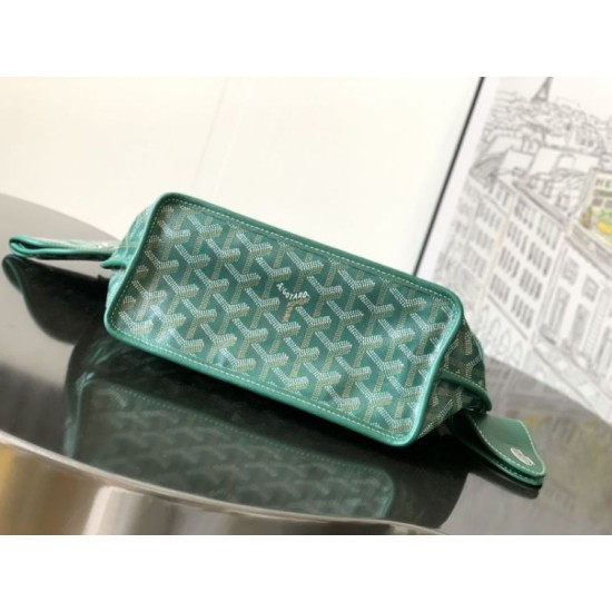 Replica Borsa 1:1 tote Goyard Anjou Saint Louis Mini tela goyardine/pelle di vitello Verde Imitazioni Replica Borsa 1:1 tote Goyard Anjou Saint Louis Mini tela goyardine/pelle di vitello Verde