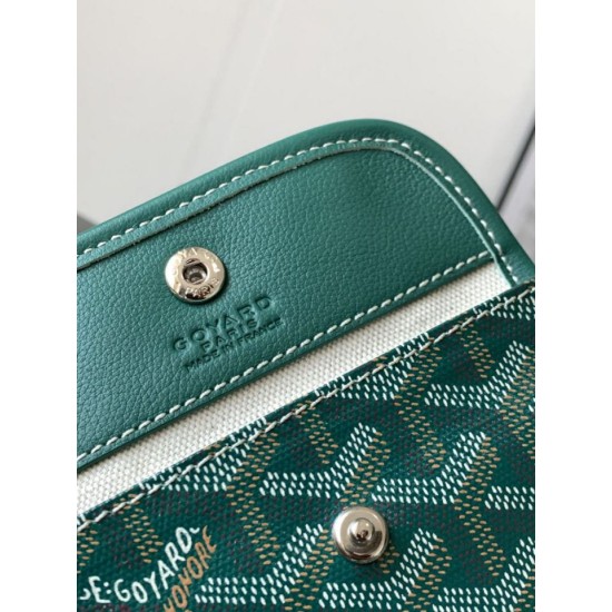Replica Borsa 1:1 tote Goyard Anjou Saint Louis Mini tela goyardine/pelle di vitello Verde Imitazioni Replica Borsa 1:1 tote Goyard Anjou Saint Louis Mini tela goyardine/pelle di vitello Verde