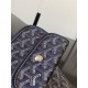 Replica di lusso Borsa tote Goyard Anjou Saint Louis Mini tela goyardine/pelle di vitello blu navy Imitazioni Cloni Borsa tote Goyard Anjou Saint Louis Mini tela goyardine/pelle di vitello blu navy firmate