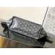 Replica di lusso Borsa tote Goyard Anjou Saint Louis Mini tela goyardine/pelle di vitello grigia Imitazioni Cloni Borsa tote Goyard Anjou Saint Louis Mini tela goyardine/pelle di vitello grigia firmate