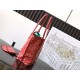 Replica di lusso Borsa tote Goyard Anjou Saint Louis Mini tela goyardine/pelle di vitello Rosso Imitazioni Cloni Borsa tote Goyard Anjou Saint Louis Mini tela goyardine/pelle di vitello Rosso firmate