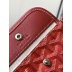 Replica di lusso Borsa tote Goyard Anjou Saint Louis Mini tela goyardine/pelle di vitello Rosso Imitazioni Cloni Borsa tote Goyard Anjou Saint Louis Mini tela goyardine/pelle di vitello Rosso firmate