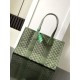 Cloni Borse Replica tote Goyard Villette Jacquard tela Verde firmate