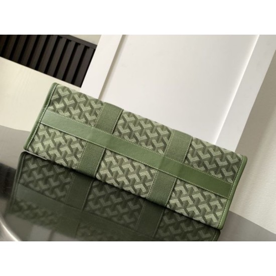 Cloni Borse Replica tote Goyard Villette Jacquard tela Verde firmate
