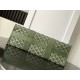 Cloni Borse Replica tote Goyard Villette Jacquard tela Verde firmate