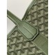 Cloni Borse Replica tote Goyard Villette Jacquard tela Verde firmate