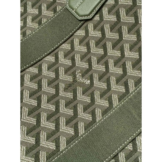 Cloni Borse Replica tote Goyard Villette Jacquard tela Verde firmate