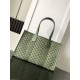Cloni Borse Replica tote Goyard Villette Jacquard tela Verde firmate