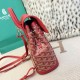 Replica di lusso Zaino Goyard Alpin Mini Tela Goyardine rossa Imitazioni Cloni Zaino Goyard Alpin Mini Tela Goyardine rossa firmate