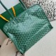 Replica di lusso Borsa tote Goyard Hardy PM tela goyardine verde Imitazioni Cloni Borsa tote Goyard Hardy PM tela goyardine verde firmate