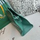 Replica di lusso Borsa tote Goyard Hardy PM tela goyardine verde Imitazioni Cloni Borsa tote Goyard Hardy PM tela goyardine verde firmate