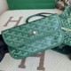 Replica di lusso Borsa tote Goyard Hardy PM tela goyardine verde Imitazioni Cloni Borsa tote Goyard Hardy PM tela goyardine verde firmate