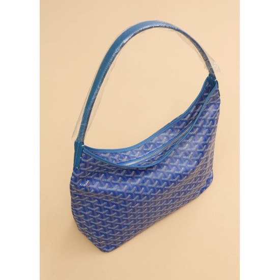 Replica di lusso Borsa Hobo Goyardine Boheme Blu Imitazioni Replica Perfetta Borsa Hobo Goyardine Boheme Blu firmate