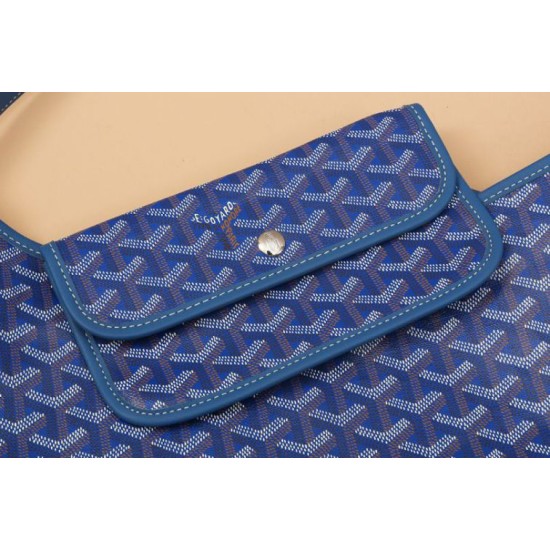 Replica di lusso Borsa Hobo Goyardine Boheme Blu Imitazioni Replica Perfetta Borsa Hobo Goyardine Boheme Blu firmate