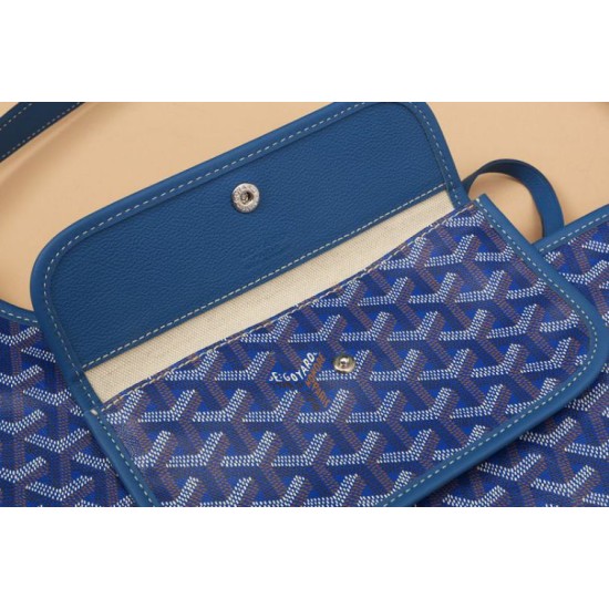 Replica di lusso Borsa Hobo Goyardine Boheme Blu Imitazioni Replica Perfetta Borsa Hobo Goyardine Boheme Blu firmate