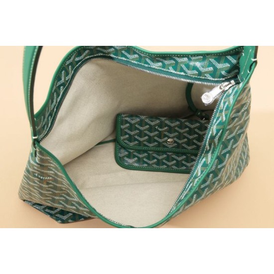Replica di lusso Bora Pari Hobo Goyardine Boheme Verde Imitazioni Cloni Bora Pari replica Hobo Goyardine Boheme Verde firmate
