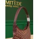 Replica di lusso Borsa Hobo Goyardine Boheme Borgogna Imitazioni Cloni Borsa Hobo Goyardine Boheme Borgogna firmate