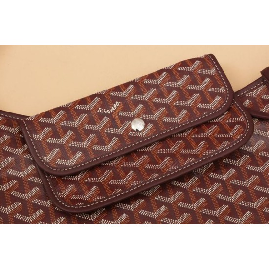Replica di lusso Borsa Hobo Goyardine Boheme Borgogna Imitazioni Cloni Borsa Hobo Goyardine Boheme Borgogna firmate