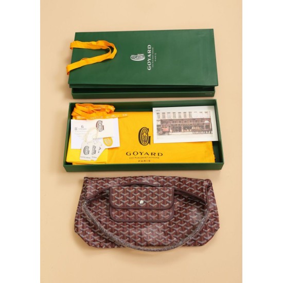 Replica di lusso Borsa Hobo Goyardine Boheme Borgogna Imitazioni Cloni Borsa Hobo Goyardine Boheme Borgogna firmate