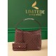 Replica di lusso Borsa Hobo Goyardine Boheme Borgogna Imitazioni Cloni Borsa Hobo Goyardine Boheme Borgogna firmate