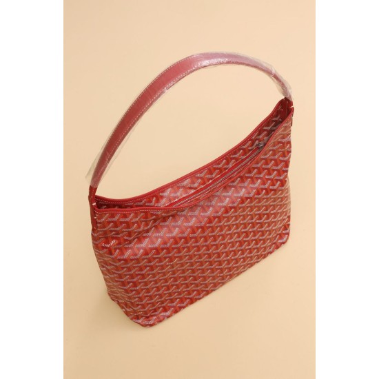 Replica di lusso Borsa Hobo Goyardine Boheme Rosso Imitazioni Cloni Borsa Hobo Goyardine Boheme Rosso firmate