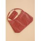 Replica di lusso Borsa Hobo Goyardine Boheme Rosso Imitazioni Cloni Borsa Hobo Goyardine Boheme Rosso firmate