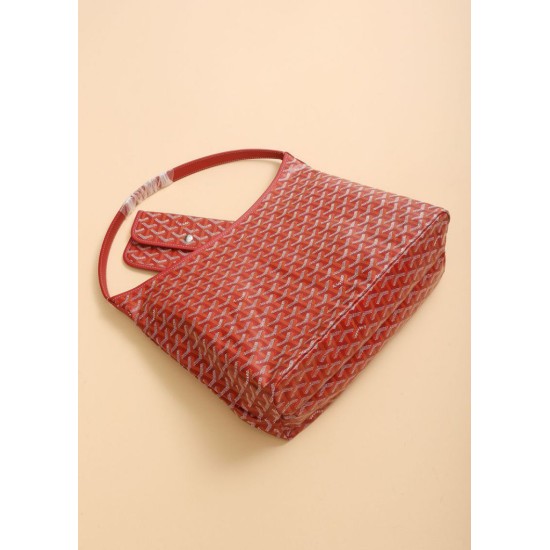 Replica di lusso Borsa Hobo Goyardine Boheme Rosso Imitazioni Cloni Borsa Hobo Goyardine Boheme Rosso firmate