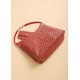 Replica di lusso Borsa Hobo Goyardine Boheme Rosso Imitazioni Cloni Borsa Hobo Goyardine Boheme Rosso firmate
