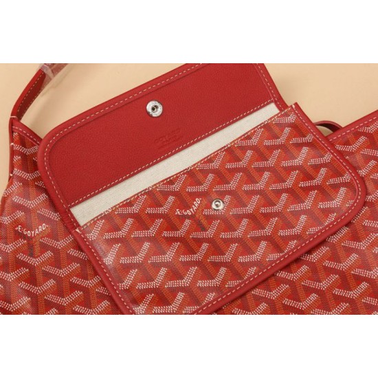 Replica di lusso Borsa Hobo Goyardine Boheme Rosso Imitazioni Cloni Borsa Hobo Goyardine Boheme Rosso firmate