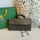 Replica di lusso Zaino morbido Goyard Saint Léger in tela Goyardine nera Imitazioni Cloni Zaino morbido Goyard Saint Léger in tela Goyardine nera firmate