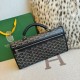 Replica di lusso Zaino morbido Goyard Saint Léger in tela Goyardine nera Imitazioni Cloni Zaino morbido Goyard Saint Léger in tela Goyardine nera firmate