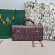 Replica di lusso Zaino morbido Goyard Saint Léger in tela Goyardine Borgogna Imitazioni Cloni Zaino morbido Goyard Saint Léger in tela Goyardine Borgogna firmate