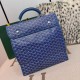 Cloni Zaino morbido Goyard Saint Léger in tela Goyardine Blu firmate