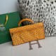 Replica di lusso Zaino morbido Goyard Saint Léger in tela Goyardine Giallo Imitazioni Cloni Zaino morbido Goyard Saint Léger in tela Goyardine Giallo firmate