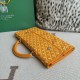 Replica di lusso Zaino morbido Goyard Saint Léger in tela Goyardine Giallo Imitazioni Cloni Zaino morbido Goyard Saint Léger in tela Goyardine Giallo firmate