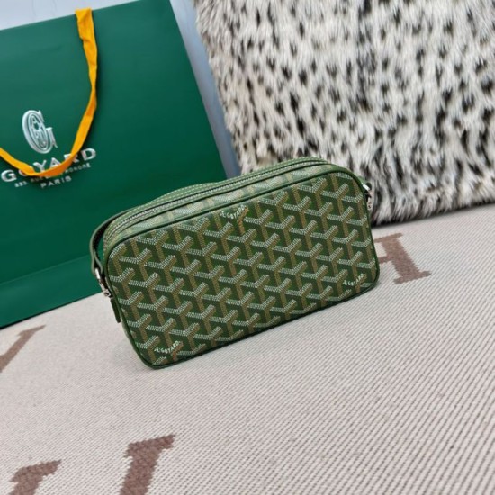 Replica di lusso Borsa Goyard Cap-Vert PM Tela Goyardine Verde Imitazioni Cloni Borsa Goyard Cap-Vert PM Tela Goyardine Verde firmate