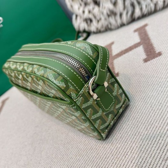 Replica di lusso Borsa Goyard Cap-Vert PM Tela Goyardine Verde Imitazioni Cloni Borsa Goyard Cap-Vert PM Tela Goyardine Verde firmate