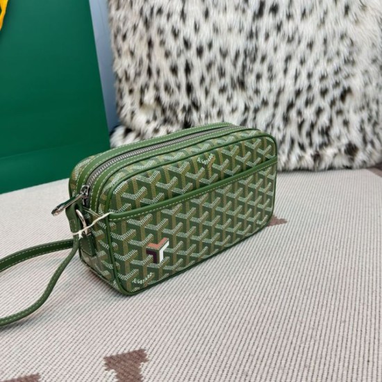 Replica di lusso Borsa Goyard Cap-Vert PM Tela Goyardine Verde Imitazioni Cloni Borsa Goyard Cap-Vert PM Tela Goyardine Verde firmate